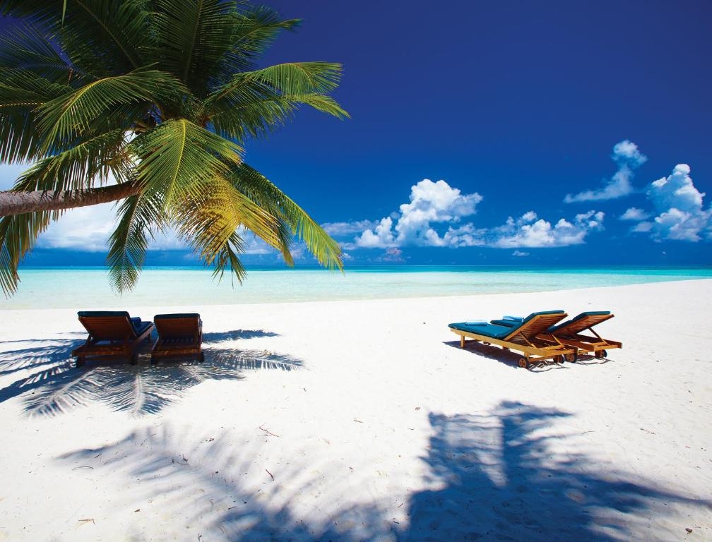 Мальдивы, тропический остров Мафури.  